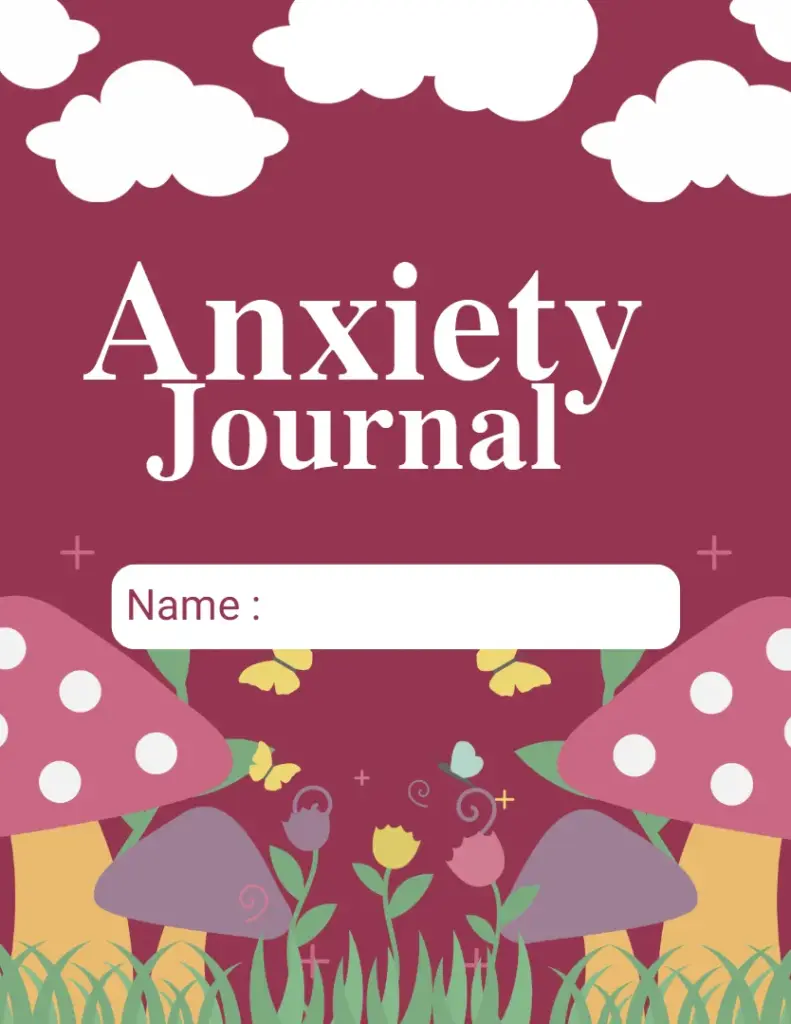 Preview of Printable Anxiety Journal
