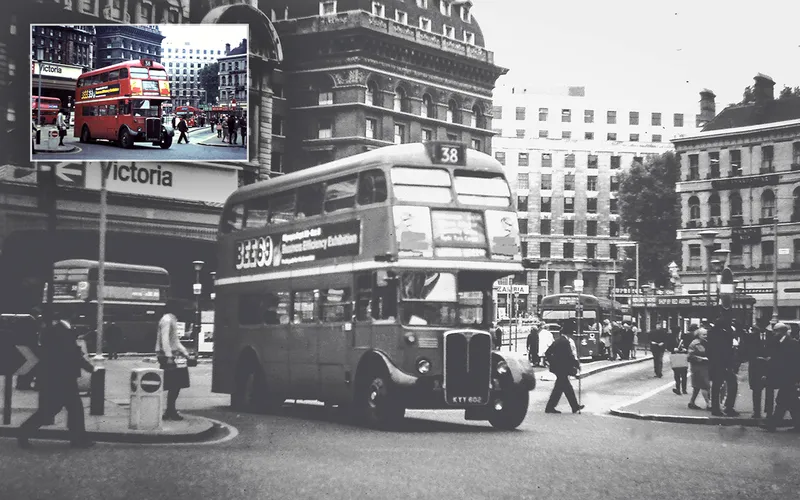 Black and White Lightroom Presets Applied To An Image Of A Bus