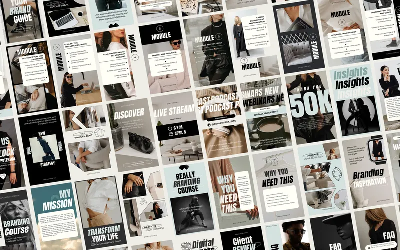 Canva templates for coaching 2 preview images