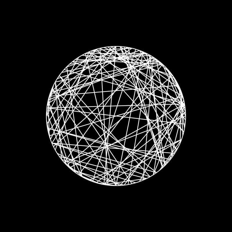 chaotic thread ball sphere pattern preview image