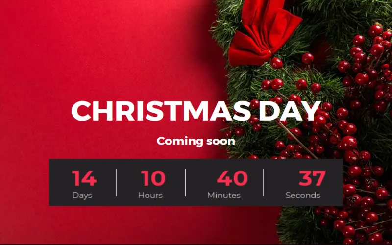 Hostetemp Christmas Day responsive html email template