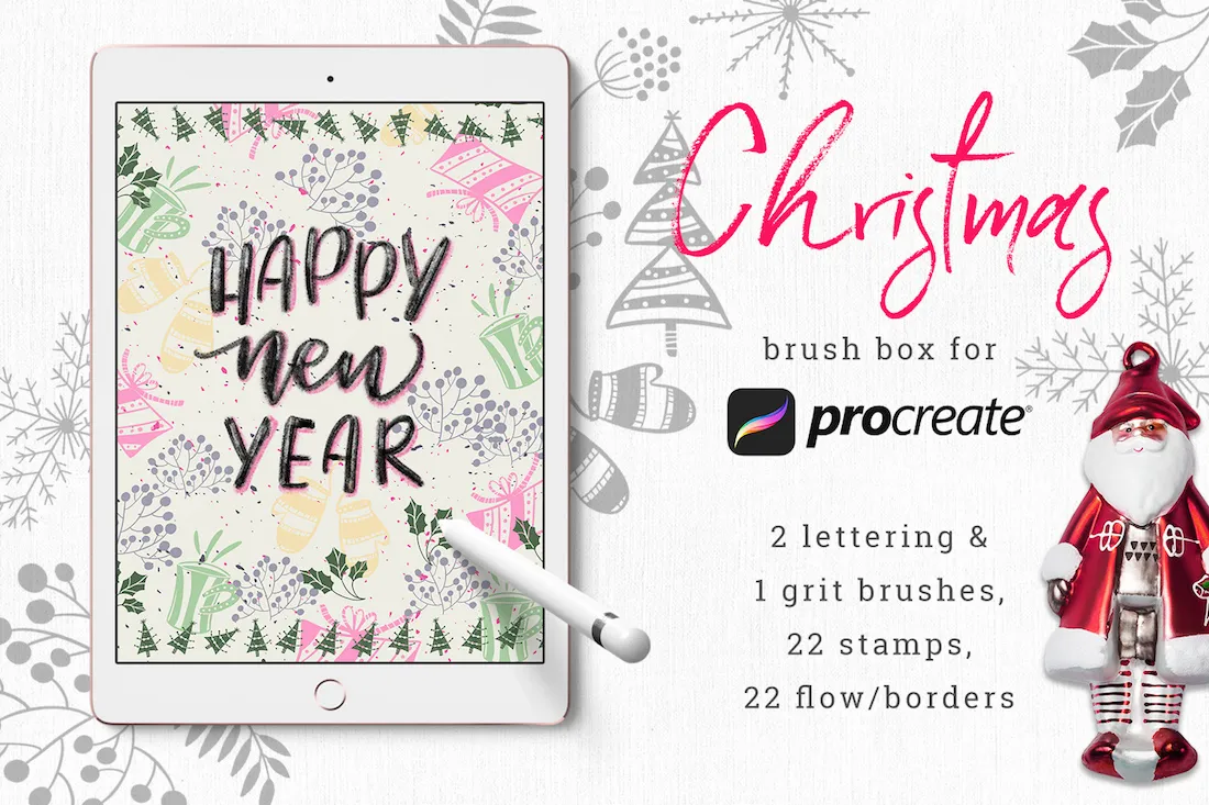 Christmas Brushes & Stamps Preview