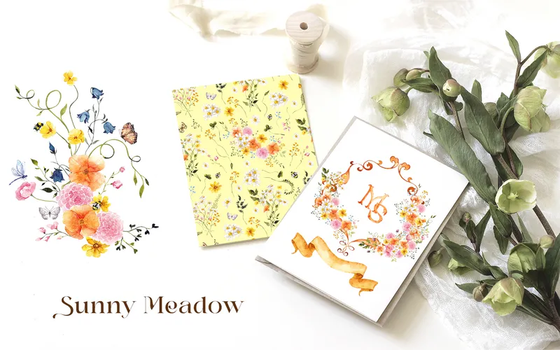 Flower pattern preview image