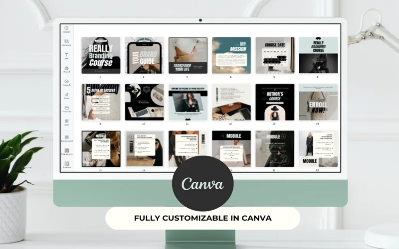 Fully customizable Canva templates preview image