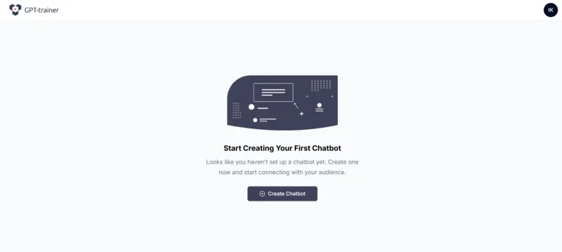 GPT-trainer AI Agent Builder DashBoard Preview image