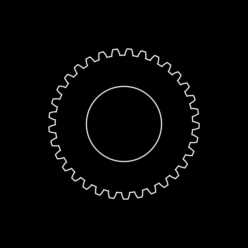 Gear wheel outline patterns preview image