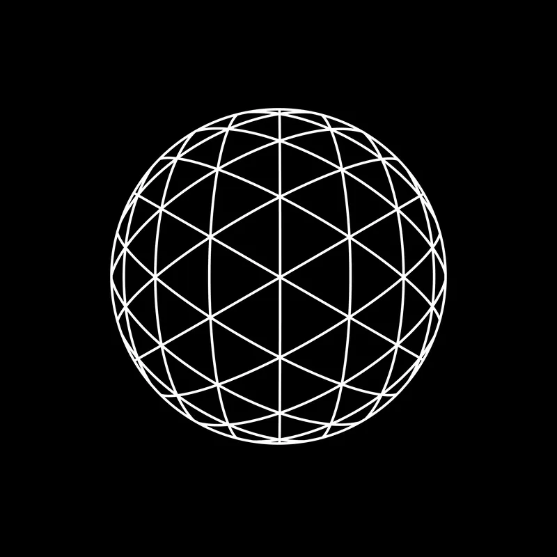 Geometric wireframe sphere pattern preview image