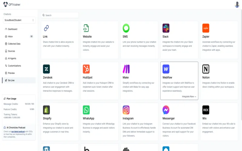 GO Live ai agnet builder preview image