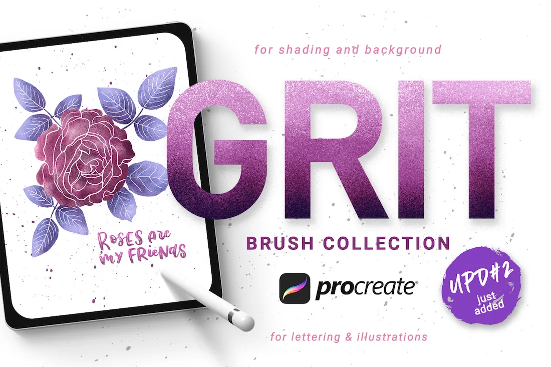 Procreate Grit Collection Preview