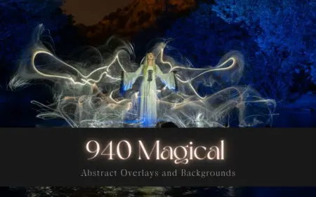940 Magical Abstract Overlays and Backgrounds Feature Image