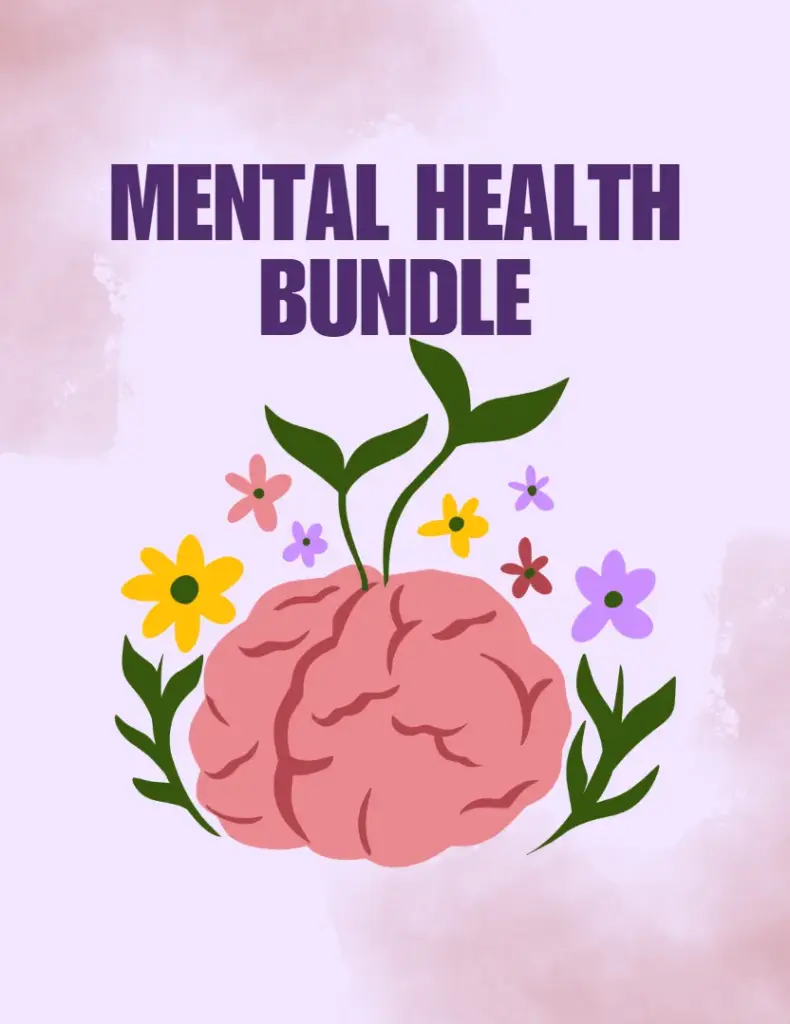 Preview of Mental Health Daily Planner Bundle