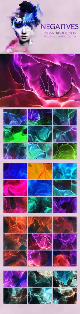 Negative ink background preview image