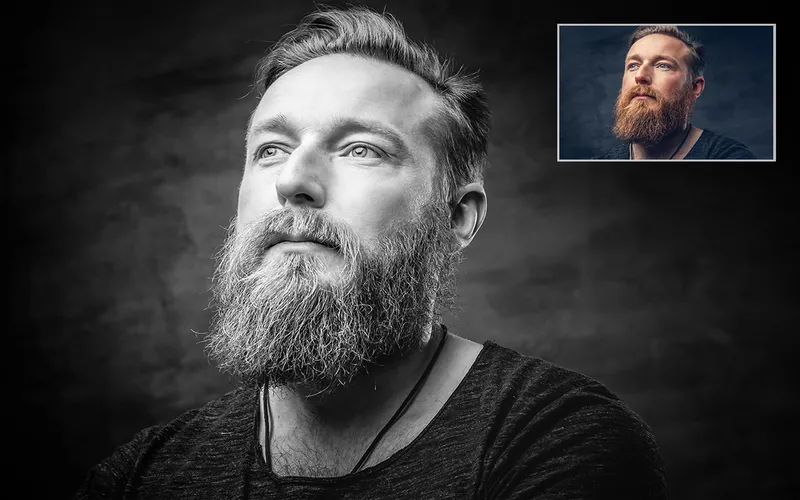 Old Lightroom Presets Applied To An Image Of A Man