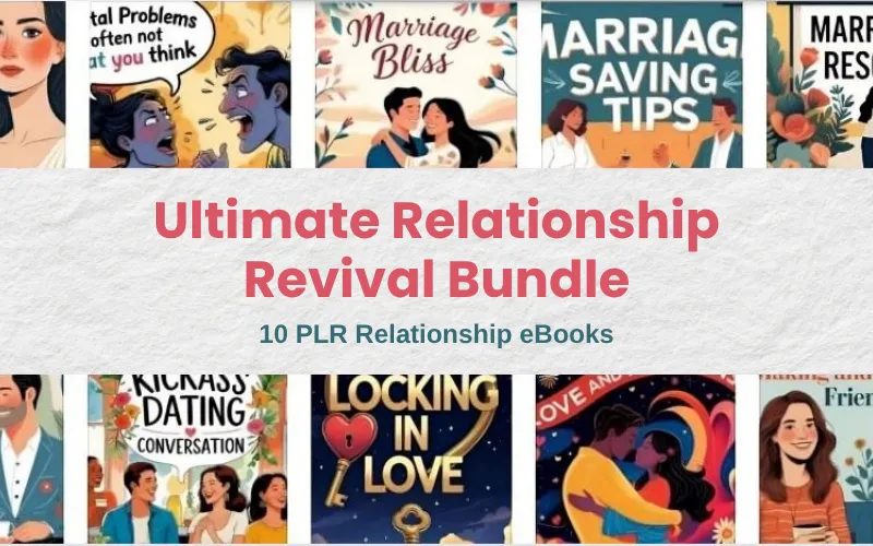 PLR Relationship eBooks Bundle Feature Image