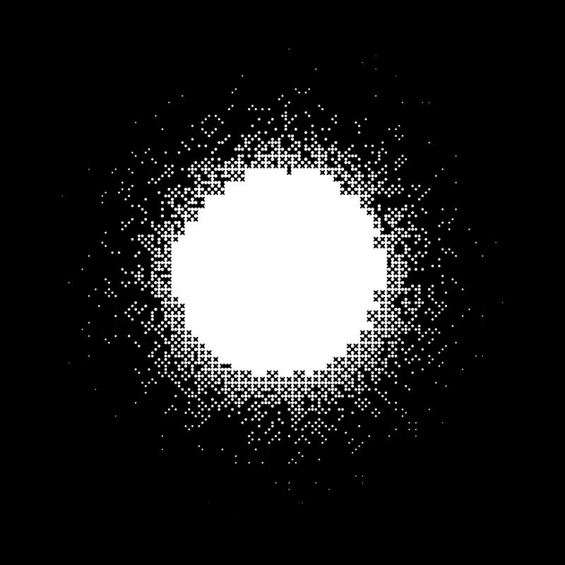 pixel fade circle preview image