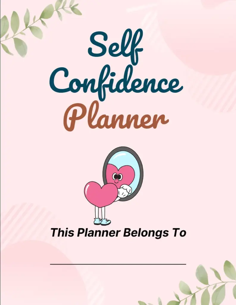Preview of Self Confidence Planner Templates