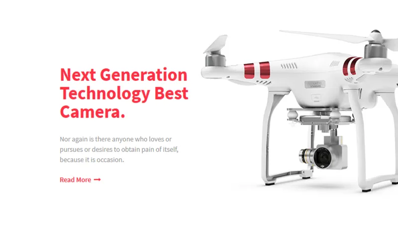 Single product email template