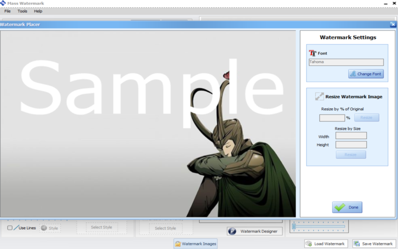 Watermark placer tool preview image
