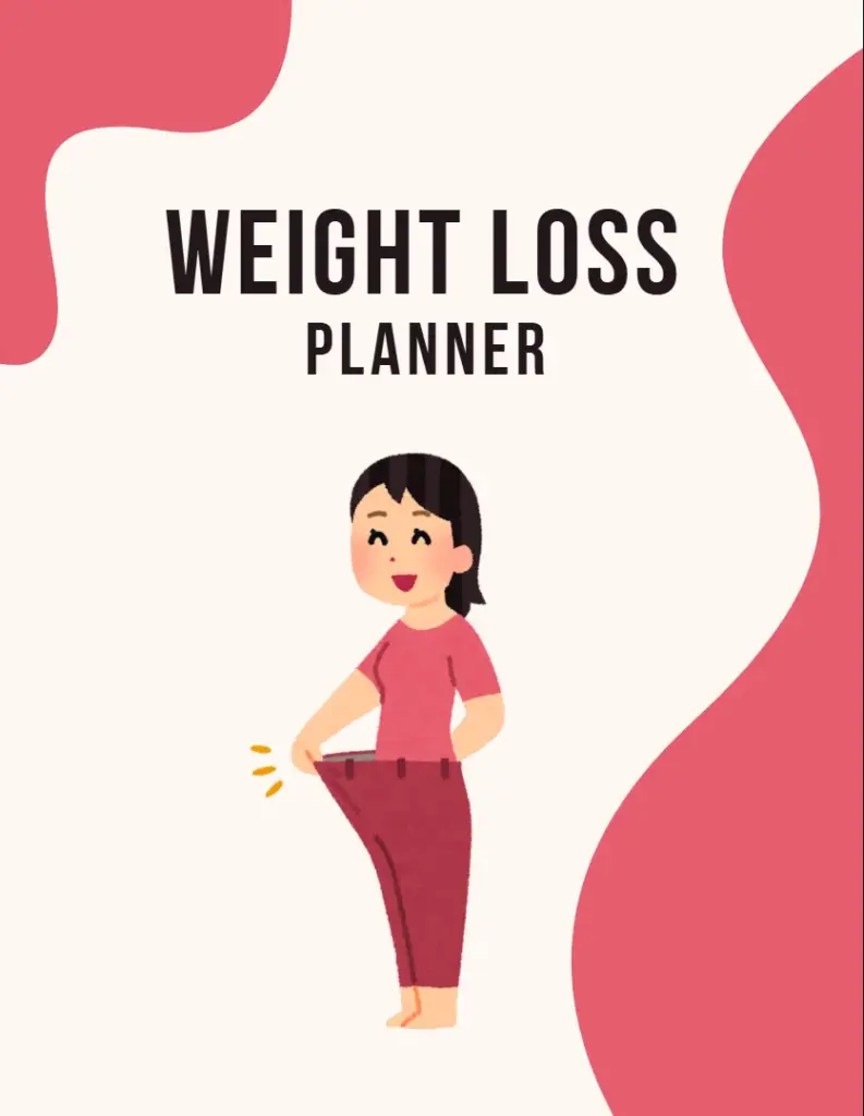 Preview of Digital Weight Loss Planner Templates