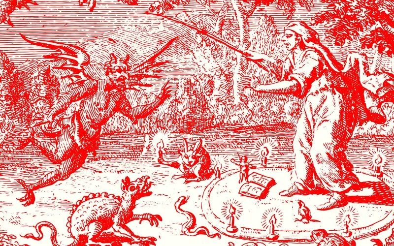 Witchcraft-Illustration preview image