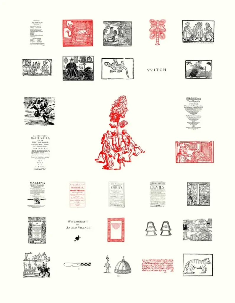 Witchcraft in Salem Village Illustration Preview image