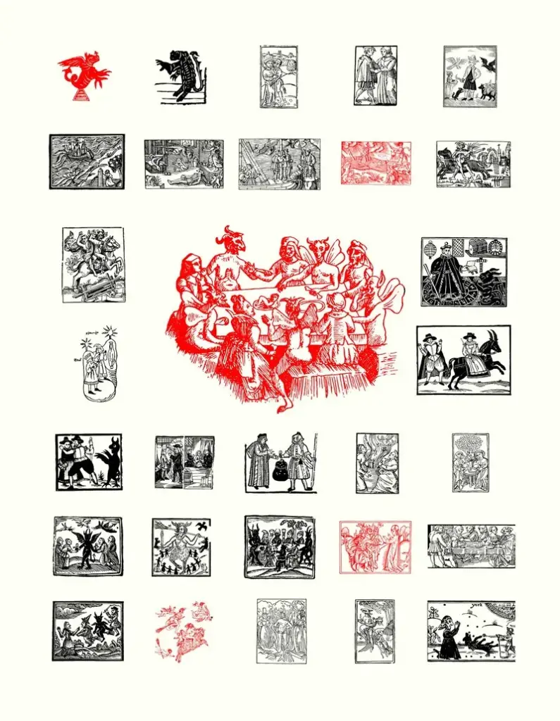 Wtches and Wizards Buffet Illustration Preview image