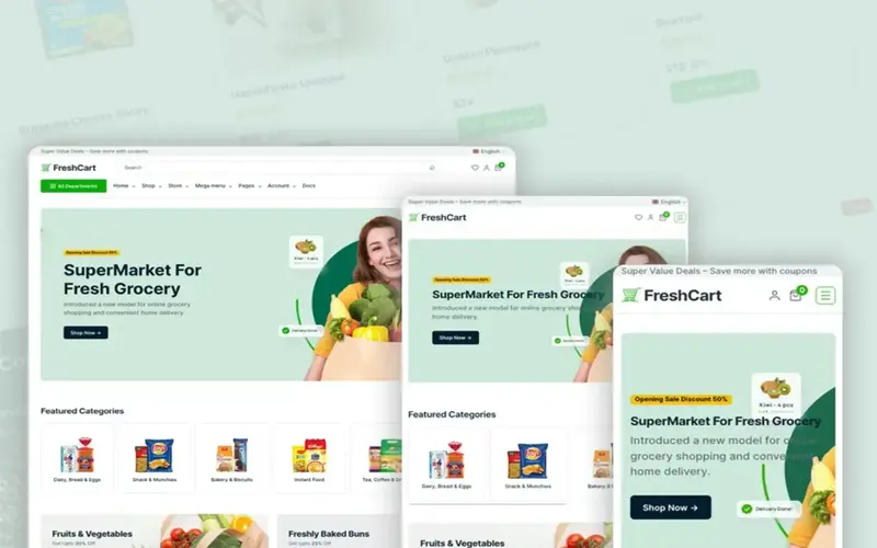 Freshcart preview image wordpress template preview image