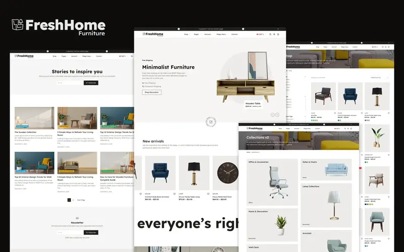 freshhome preview image wordpress templates preview image