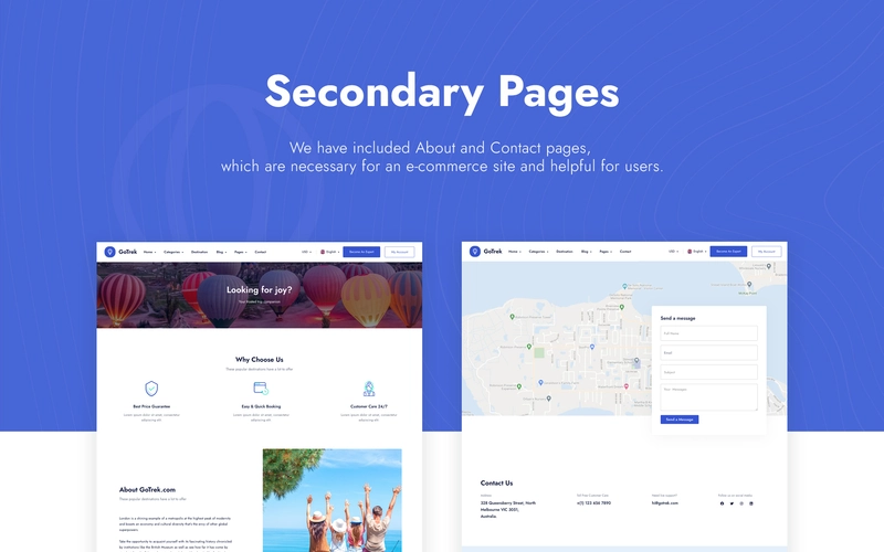 secondary pages preview image