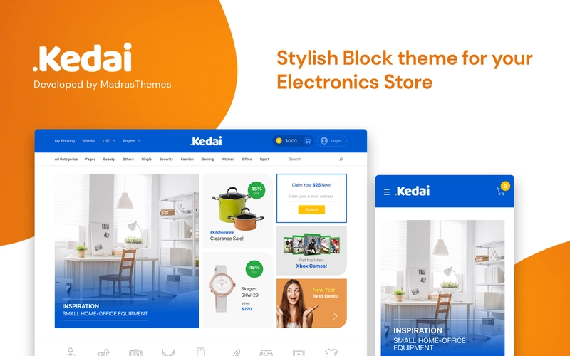 landing page preview image wordpress templates