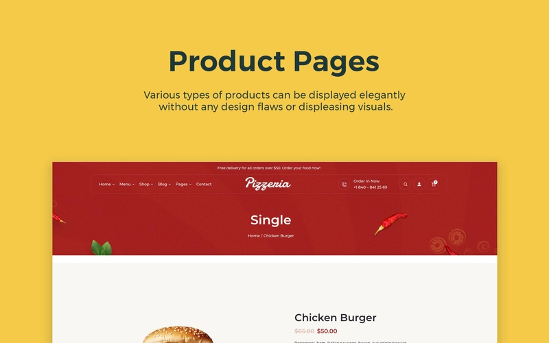 product page preview images wordpress templates