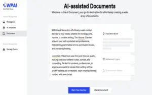 AI Assisted Documents Interface
