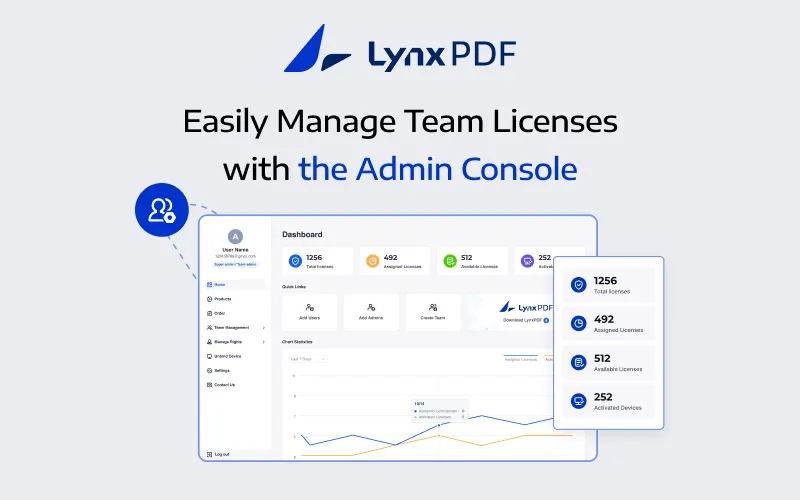Admin Console Interface