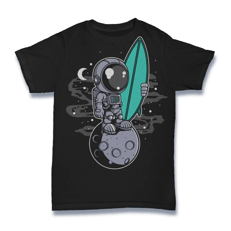 Astronaut Surfer Tshirt Design