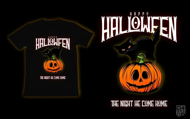 A black t-shirt printed with text written using the BROTHERwood font