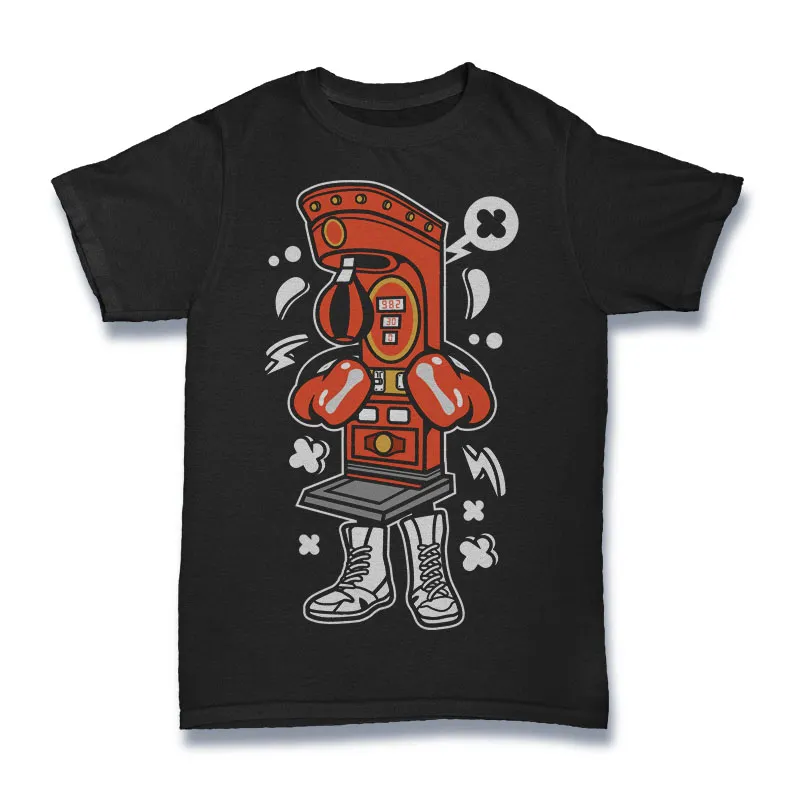 Boxer Arcade Tshirt Design