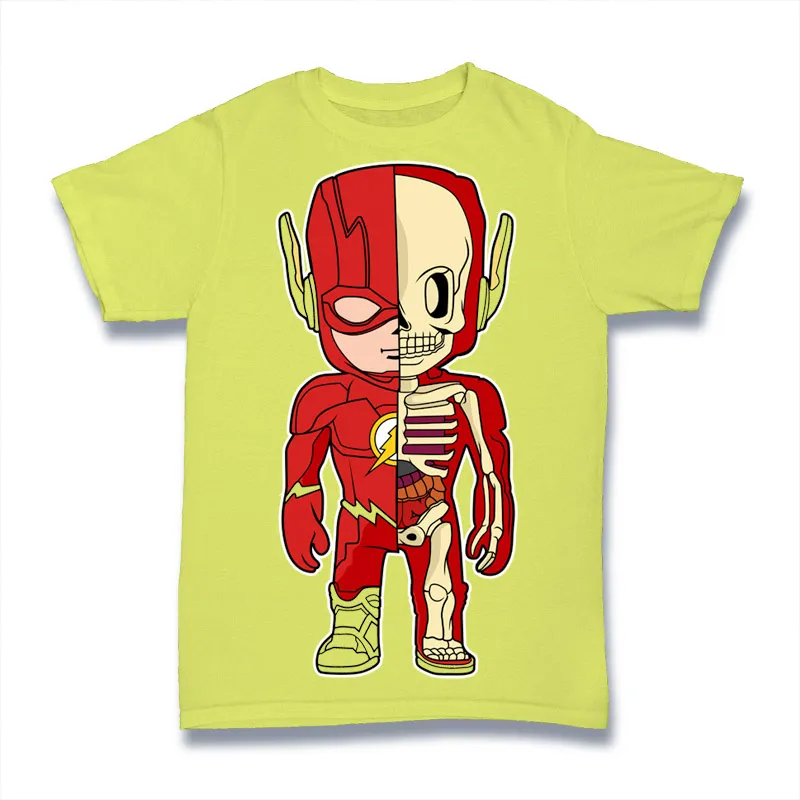 Flash Skeleton Tshirt Design