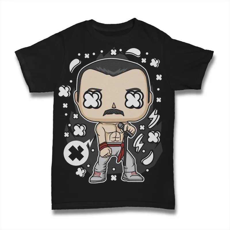 Freddy Mercury Tshirt Design