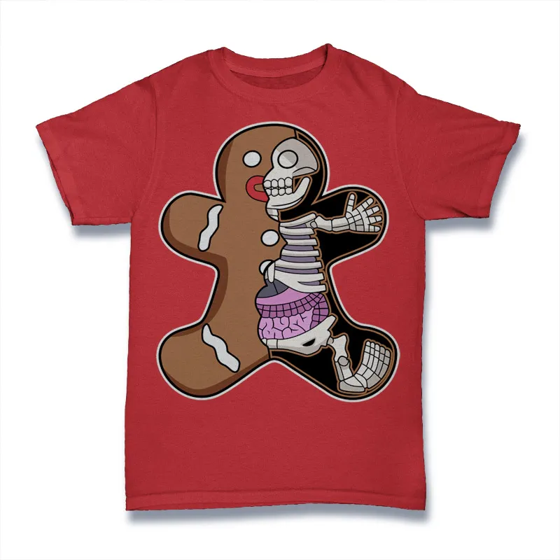 Gingerbread Man Tshirt Design