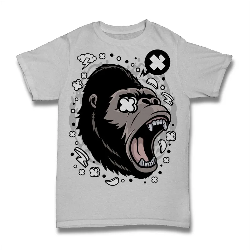 Gorilla Tshirt Design