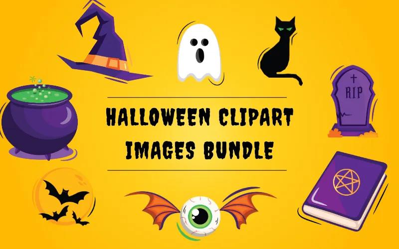 Halloween Clipart Images Bundle Feature Image