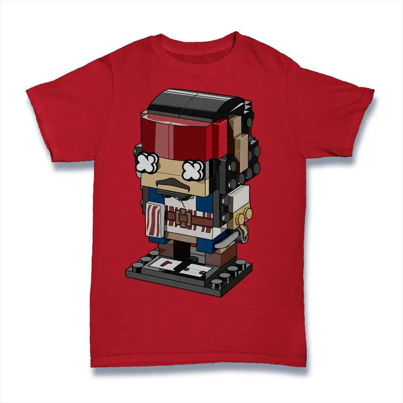 Jack Sparrow Lego Tshirt Design