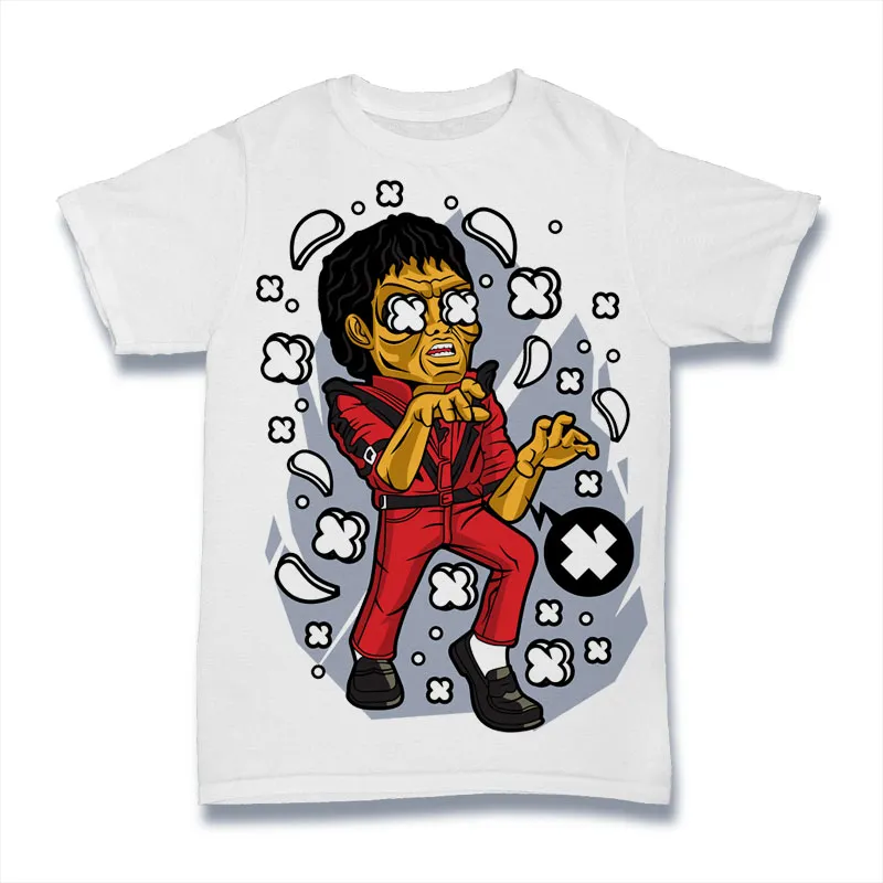 Michael Jackson Zombie Tshirt Design