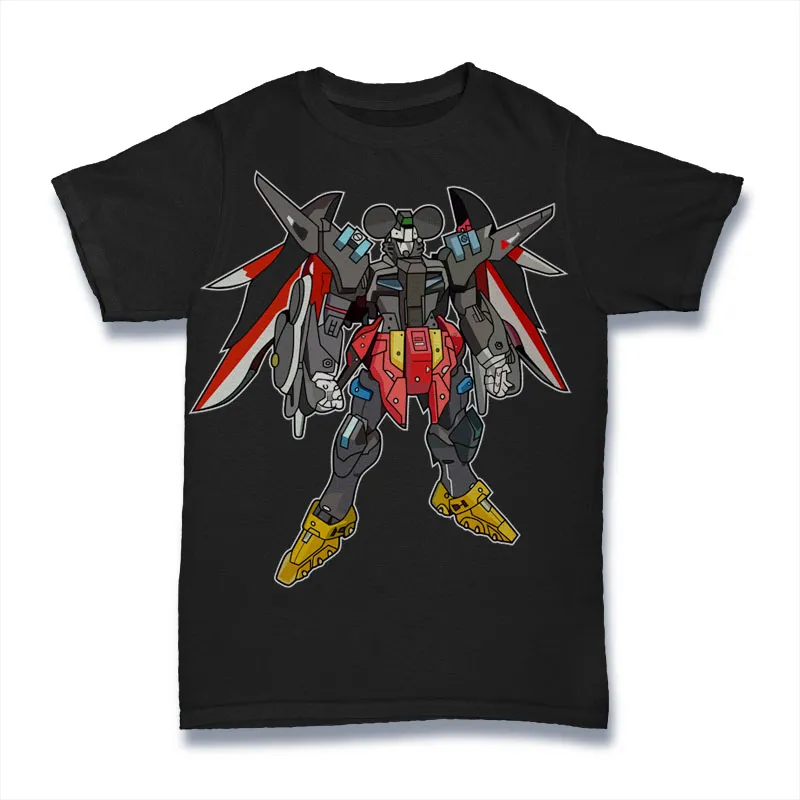 Mickey Gundam Tshirt Design