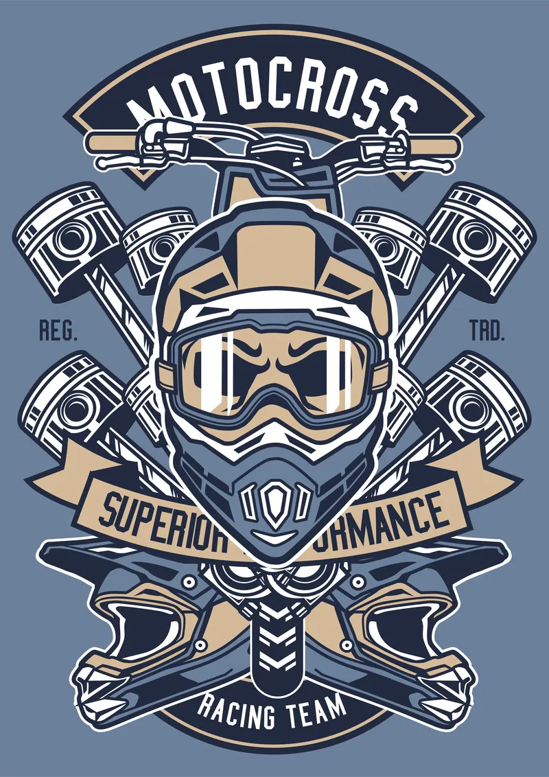 Motorcycle t shirt design