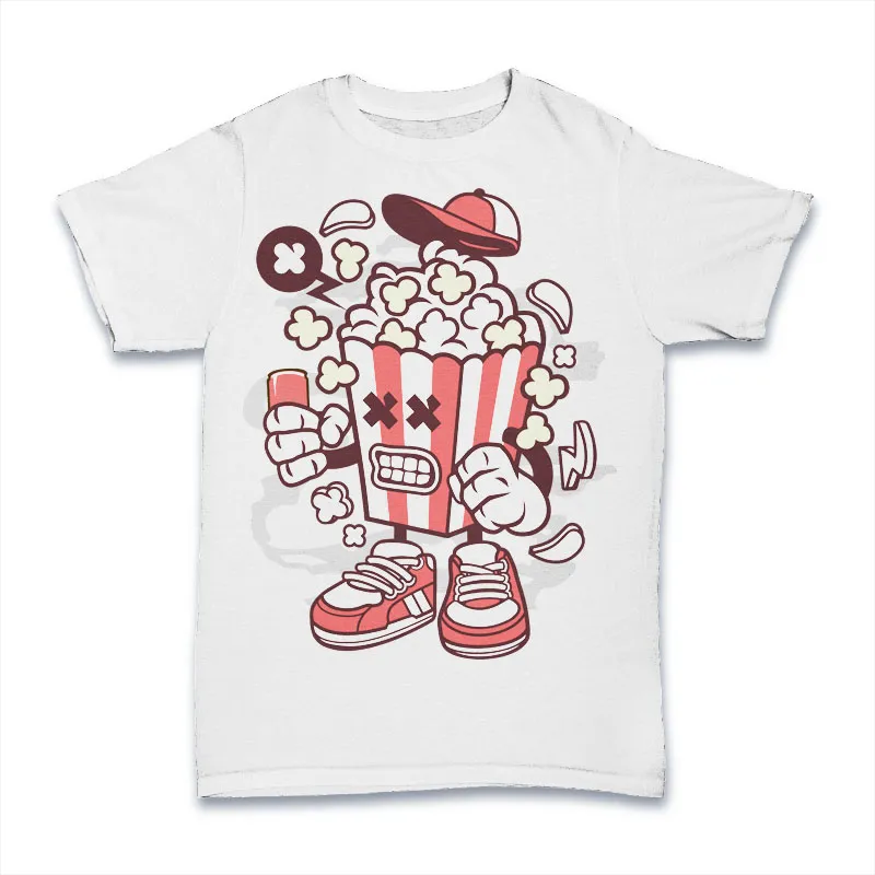 Pop Corn Tshirt Design