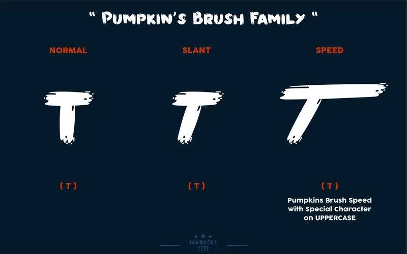 Pumpkin's Brush Font Family