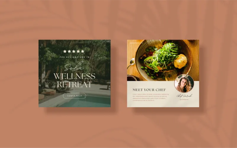 Retreat review and meet your chef post template