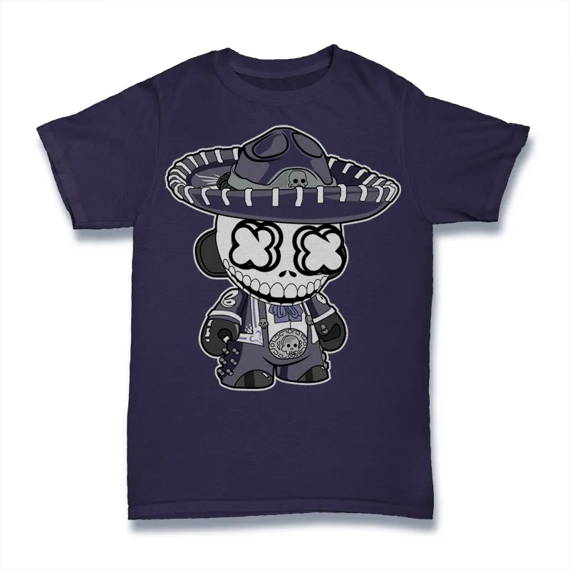 Skull Day of The Dead Tshirt Design