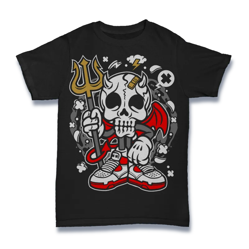 Skull Devil Tshirt Design